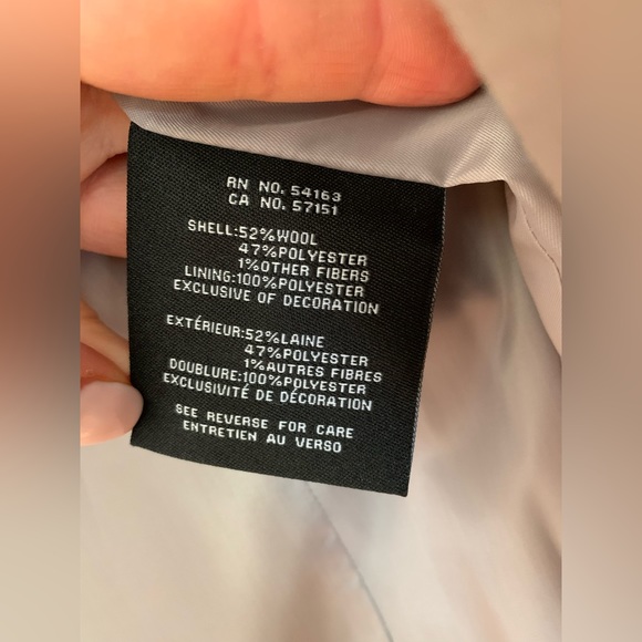 NEW! COLE HAAN WOOL BLEND LONG BELTED WRAP TRENCH COAT | SIZE 8 - Picture 8 of 12